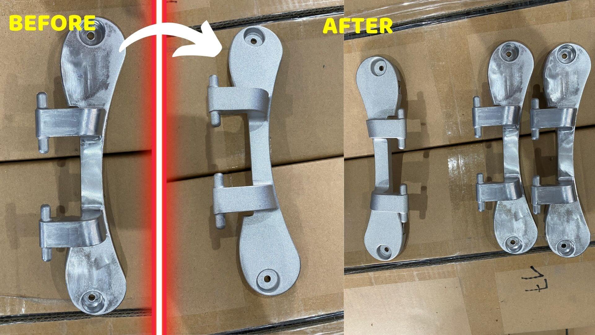Phun Cát Xử Lý Làm Sạch Bề Mặt 3 phun bi nâng tầm giá trị sản phẩm